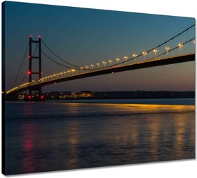 Vászonkép 50x40 Megvilágított híd