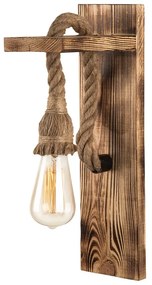 Natúr színű fali lámpa Woody – Squid Lighting