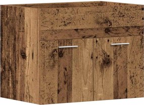 vidaXL antik fa szerelt fa mosdószekrény 60x38,5x46 cm