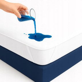 Matracvédő 160x200 Pamut Vízálló 90C topper Gumis Lengyel