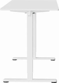 CSOMAGAJÁNLAT | LVN System Lite elektromos asztal + forgószék szett - Fehér 140x60cm elektromosan állítható magasságú íróasztal - Fekete forgószék