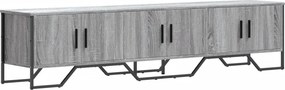 vidaXL szürke sonoma színű szerelt fa TV-szekrény 180 x 34 x 41 cm