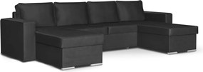 PANORAMO-U Kinyitható sarokkanapé Antracit