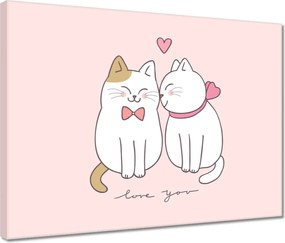 Vászonkép 40x30 Cica Cicák