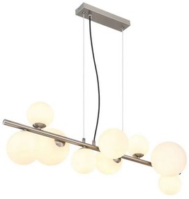 Globo 56140-9H - LED Csillár zsinóron RIHA 9xG9/3W/230V króm