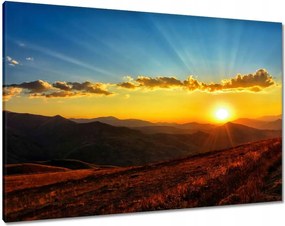 Vászonkép 100x70 Gyönyörű naplemente