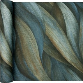 tapéta nagy minta kusza stilizált levelek