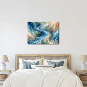 Kép - Absztrakt áramlat (70x50 cm)