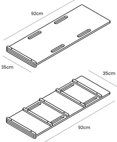 Fehér borovi fenyő hinta 39x75x38 cm Montessori – Meowbaby