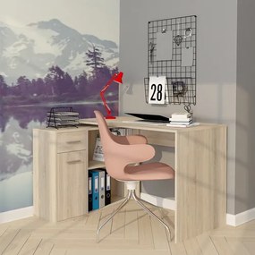 NASH Íróasztal Tölgy Színben 120 cm 1D1S