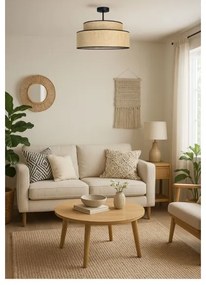 Felületre szerelhető csillár  BOHO 1xE27/60W/230V átm. 40 cm bézs