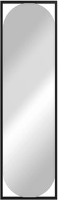 Styler Marbella tükör 37x132 cm ovális fekete LU-12349