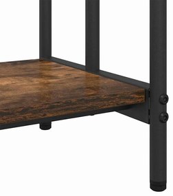 Ruhaszárító polcokkal Füstölt tölgy 60 x 30 x 100.5 cm Faanyag