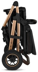 Lionelo - AMBER 2 az 1-ben kombinált babakocsi Black Onyx