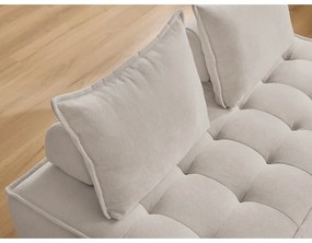 Bézs zsenília kanapé 175 cm Elisa – Bobochic Paris