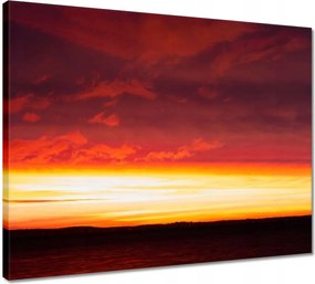 Vászonkép 50x40 Sivatag naplemente