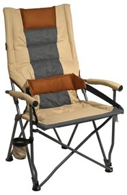 Összecsukható kempingszék barna