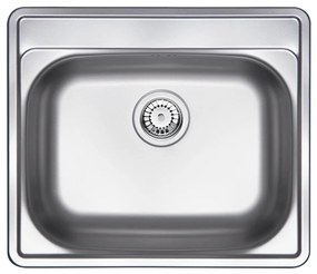 Deante ZYU_0103 - SOUL konyhai mosogató 50x60 cm szatén