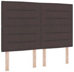 Fejtámla Sötétbarna 140 cm Szövet