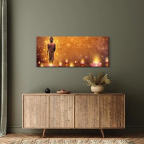 Kép - Buddha arany csillogással (120x50 cm)