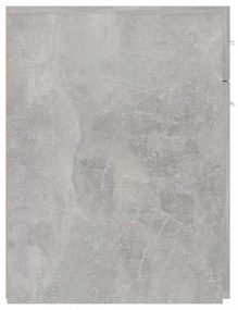 betonszürke szerelt fa patikaszekrény 20 x 45,5 x 60 cm