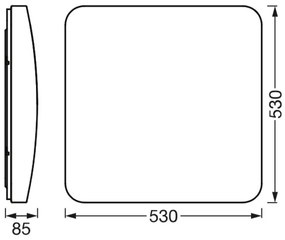 Ledvance - LED Dimmelhető mennyezeti lámpa SMART+ CLEAM LED/42W/230V Wi-Fi