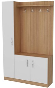 Előszobafal  Neturella (fehér + teak)  . 1102378