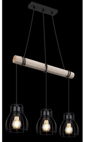 Globo 15326-3H - Csillár zsinóron MINA 3xE27/40W/230V