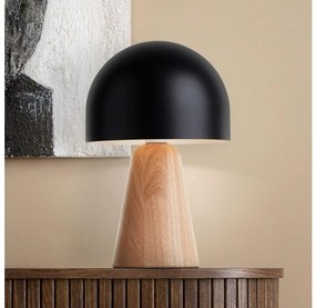 Brilliant - Asztali lámpa NALAM 1xE14/40W/230V fekete/kőris