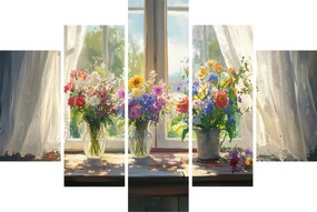 Kép - Csokor az ablaknál (150x105 cm)
