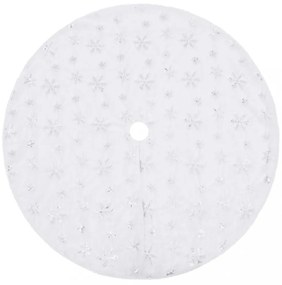 luxus karácsonyfa szoknya fehér műszőrme 90 cm