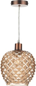 DAR LIGHTING MOS6535 MOSAIC Egyágú Függesztett Lámpa Üveg IP20