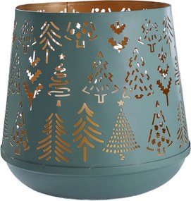 MOUNTAIN LODGE fém lámpás 20 cm , zöld