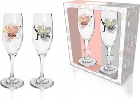 Poharak 2 db borospohár Házassági Évforduló