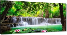 Festmények 120x60 Vízesés Thaiföldön