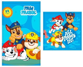Mancs Őrjárat All Paws In kéztörlő, arctörlő, törölköző szett