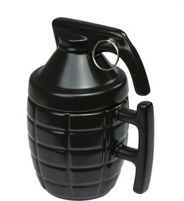 KIK Gránát bögre 350 ml, fekete, KX7867