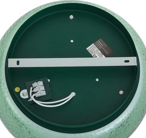 Art Deco mennyezeti lámpa zöld üveggel, beépített LED-del, 3 fokozatban szabályozható - Thimble