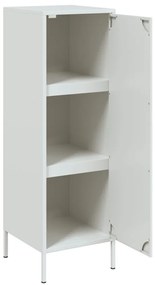fehér acél magasszekrény 36 x 39 x 113 cm