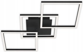 Briloner Led mennyezeti lámpa 76,3 cm 30 W fekete forgatható, fényerő-szabályozható