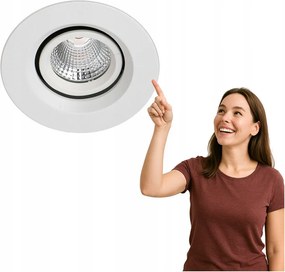 Torres Adjust sĂŒllyesztett lĂĄmpatest IP44 DA-401C/WK-WW/50 Italux