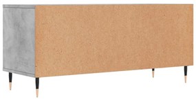 betonszürke szerelt fa TV-szekrény 100x34,5x44,5 cm