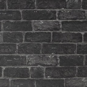 Fali Tapéta Sötét Tégla Fal Utánzat Tapéta