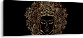 Arany Buddha képe (120x50 cm)