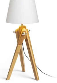RENDL AMBITUS/ALVIS 24 stolní bílá bambus 230V LED E27 11W