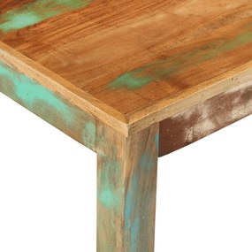 Tömör újrahasznosított fa dohányzóasztal 100 x 55 x 45 cm