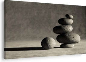 Kép - Szürke kövek (90x60 cm)