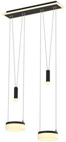 Wofi 6054-502 - LED Dimmelhető csillár zsinóron JESSE LED/21W/230V fekete