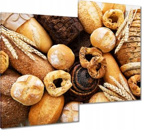 Vászonkép 80x70 Kenyér mix