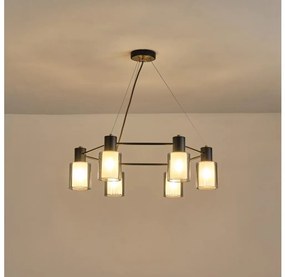 Csillár zsinóron 6xE14/15W/230V